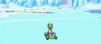 LuigiRacingonVanillaLake2intheMKSCStaffCredits.png