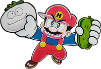 Mario with vegetables KC Mario.png