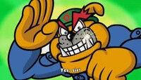 Dribble saying "Yes, sir!".jpg