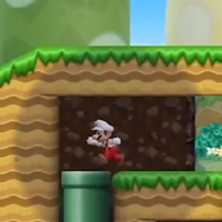 NSMBW Screenshot False Wall.png