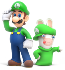 Rabbid Luigi - Super Mario Wiki, the Mario encyclopedia