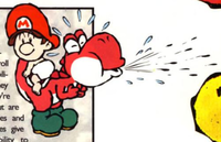SMW2-RedYoshiSpitting.png