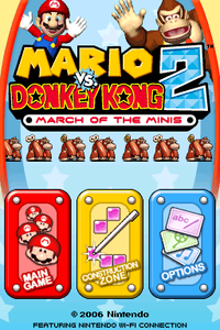MvDK2 Title Screen (Mini DKs).png