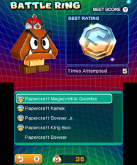 Papercraft Battle Ring M&LPJ menu.png