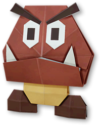 PMTOK Origami Goomba Artwork.png