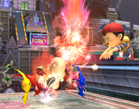Ness using PK Fire Brawl.png