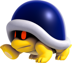 Buzzy Beetle artwork from New Super Mario Bros. U