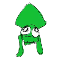 3DS WarioWareGold-Amiibo-Green Inkling Squid.png