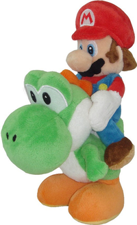 Mario Riding Yoshi San-ei plush.png