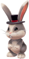 Artwork of a Rabbit from Super Mario Odyssey.