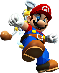 SMS Mario Landing Artwork.png