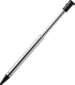 From left to right, the Nintendo 3DS and Nintendo 3DS XL styli