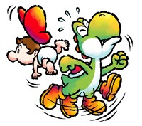 Yoshi fluttering YIDS artwork.jpg