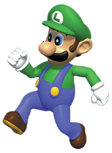 Luigi Super Mario Wiki The Mario Encyclopedia - real mario face with no nose 3 roblox