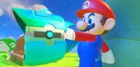 Mario with Lightning Shark (MRKB).jpg