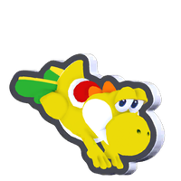 Standee Swimming Yellow Yoshi.png