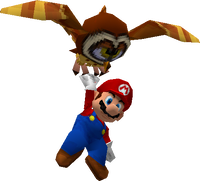 SM64DS Hoot Carrying Mario.png