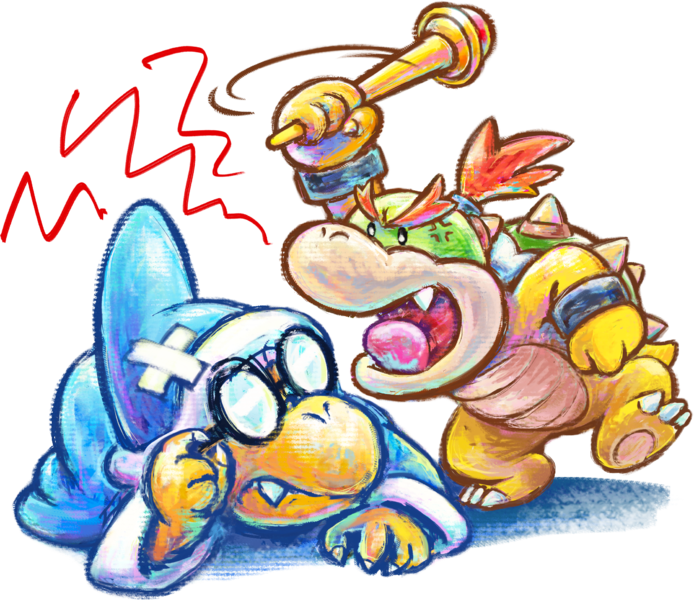 694px-Kamek_and_Baby_Bowser_Artwork_-_Yoshi%27s_New_Island.png