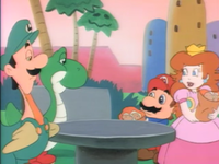 Luigi and Yoshi chickening out.png