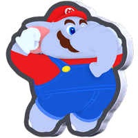 Standee Elephant Mario.png