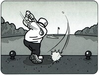 Golf Famicom cover art monochrome.jpg