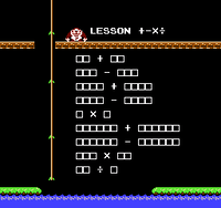 DKJr Sansū Lesson select screen.png