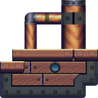 SMM2 ground NSMBU Airship night.png