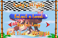 Funky's Flights DKC2 GBA menu.png