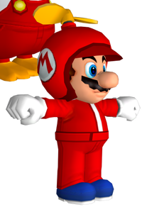 NSMBW Propeller Mario Model.png