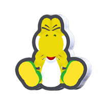 Standee Too Bad Yellow Yoshi.png