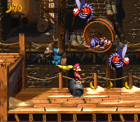 Squeals Wheels DKC3 shot 4.png
