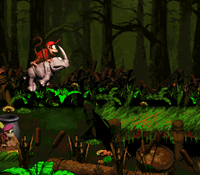Barrel Bayou DKC2 shot 3.png