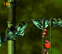 Slime Climb DKC2 shot 3.png