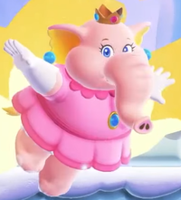 SMBW Screenshot Elephant Peach.png