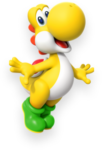 SMBW Yellow Yoshi.png