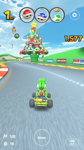 File:MKT festive tree 1 GCN Yoshi Circuit.png - Super Mario Wiki, the ...