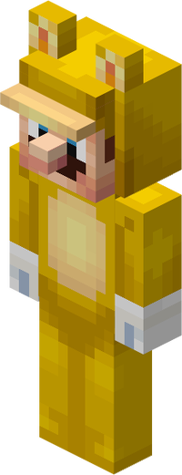 Minecraft Mario Mash-Up Kitsune Luigi.png