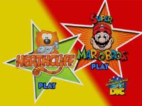 Heathcliff Mario main menu.png