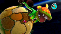 Dino Piranha SMG early battle.png
