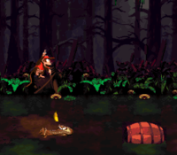 Mudhole Marsh DKC2 shot 2.png