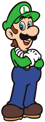 Fileluigi Vector Artsvg Super Mario Wiki The Mario Encyclopedia