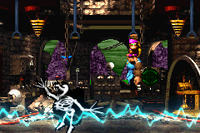 Kastle KAOS GBA Baron electrocuted.png