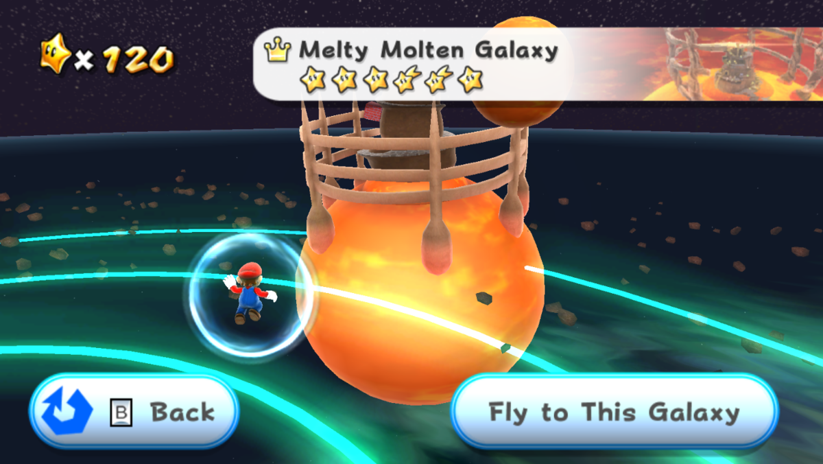 Melty Molten Galaxy Super Mario Wiki The Mario Encyclopedia