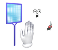 Flies & Hand SSBU Model.png