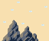 SMW Gray Tall Mountains Background.png