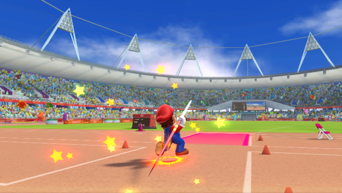 Javelin Throw (Mario & Sonic at the London 2012 Olympic Games for Wii