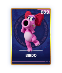 TSMGM Birdo Card Gold.webp
