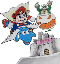 Bowser's Castle SMW KC Mario.png