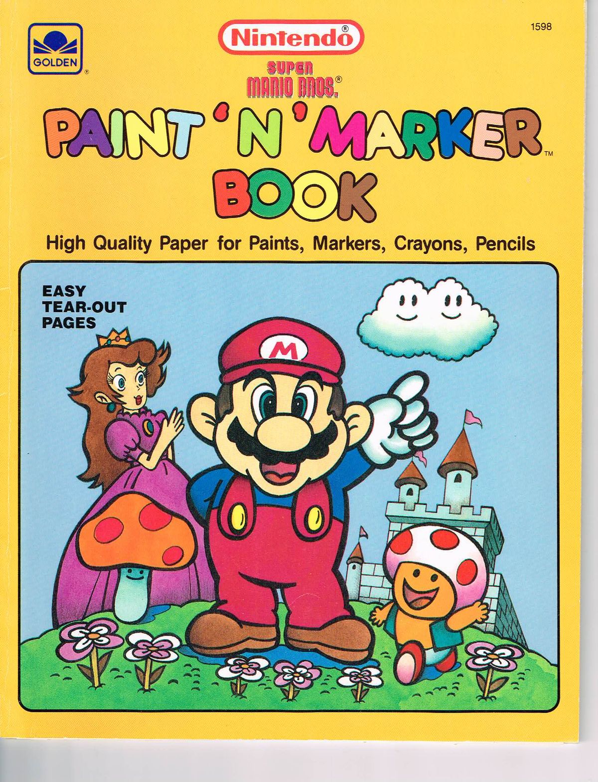 Super Mario Bros. Paint 'n' Marker Book Super Mario Wiki, the Mario