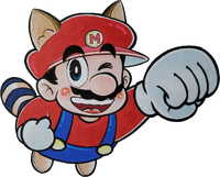 Raccoon Mario winking KC Mario.png
